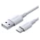 Ugreen US287 USB-A To Type-C Data Syn And Charging Cable 2m White