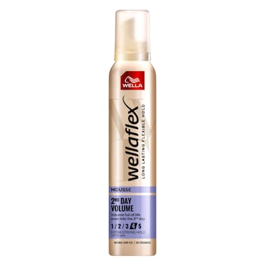 Wellaflex Mousse, 2nd Day Volume, Level 4, Extra Strong Hold, 200ml
