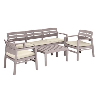 Modern Sofa Set, 5 Pieces