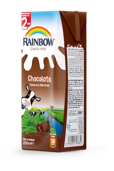 أبو قوس - حليب بنكهة الشوكولاتة 200 مل