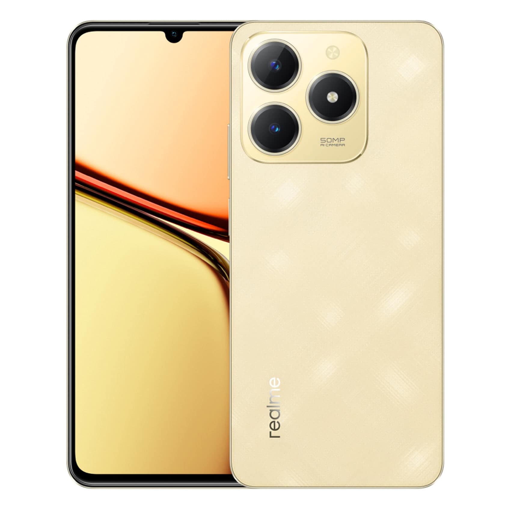 Buy Realme C61 8GB 256GB 4G Dual SIM Smartphone 6.74 Inch Gold