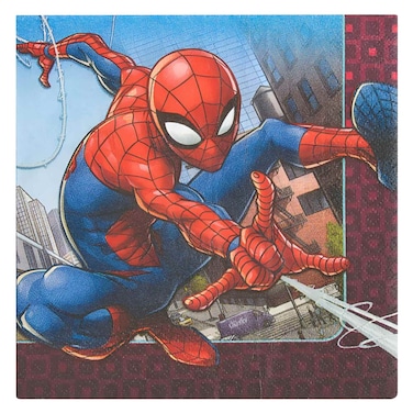 مناديل غداء شبكية بطبعة سبايدرمان