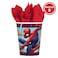 Spiderman Paper Cups, 9Oz, 8 Pieces