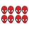 Spiderman Webbed Paper Masks 8 Pieces