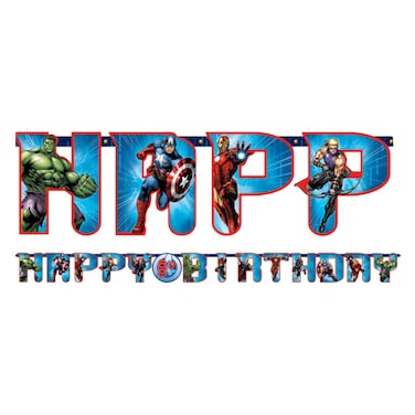 Avengers Letter Pennant Banner