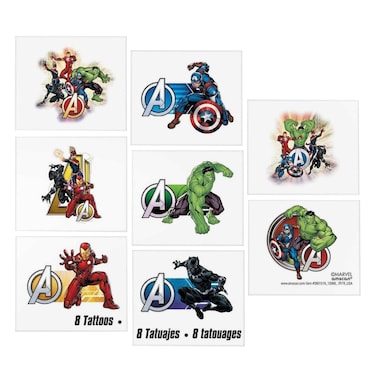 Avengers - Power Unite Tattoos