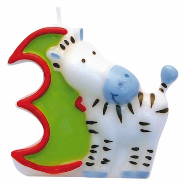 Safari Candle Number 3