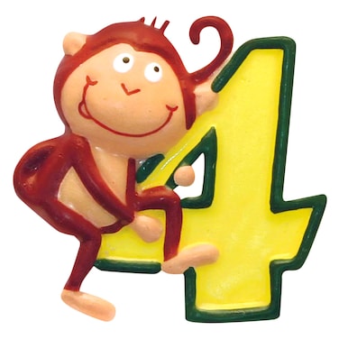 Safari Candle Number 4