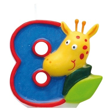 Safari Candle Number 8