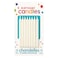 White Mini Birthday Candles With Holders