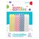 Candy - Stripe Spiral Candles Assorted 24 Pieces