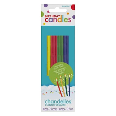 Sparkling Thin Party Candle