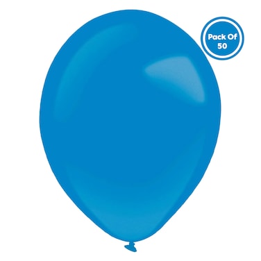 برايت رويال - بالونات لاتكس زرقاء عادية 1150 قطعة