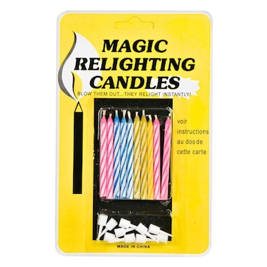 Magic Relight Candles 10 Pieces