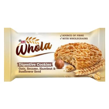 Whola Digestive Cookies Hazelnut Flavor 198g