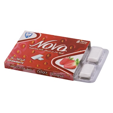 نوفا علكة بنكهة الفراولة 11.2 جرام