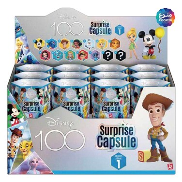 ديزني 100 كبسولة دمى ديزني المفاجئة (عشوائية)