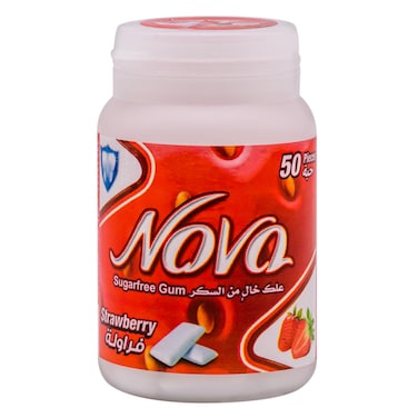Nova Gum Strawberry Flavor 70g