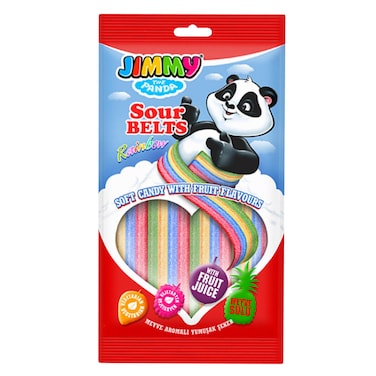 Jimmy Sour Belt Rainbow Bag 75g