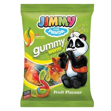 Jimmy Gummy Oiled Big Worm 80g