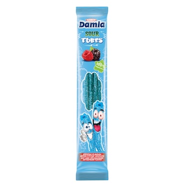 Damla - Sour Tubes Blackberry Flavor 30g