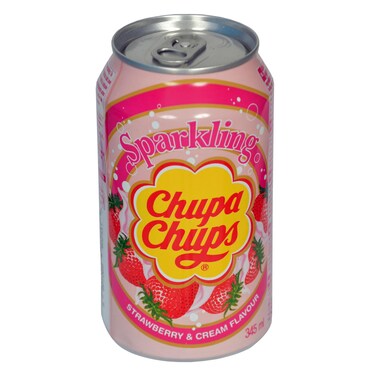 Chupa Chups Strawberry Cream Flavor 345ml