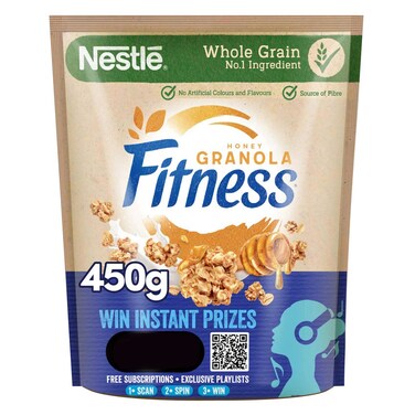 Nestle Fitness Granola with Honey, Anghami Edition, 450g