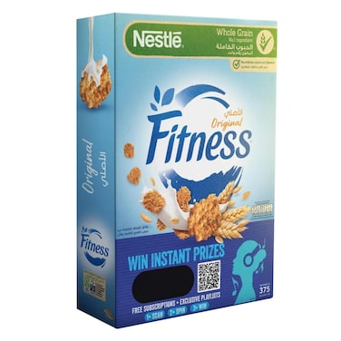 Nestle Fitness Original Whole Grain Cereal, Anghami Edition, 375g