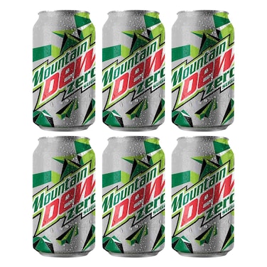 Mountain Dew Zero Citrus Can 360ml x 6