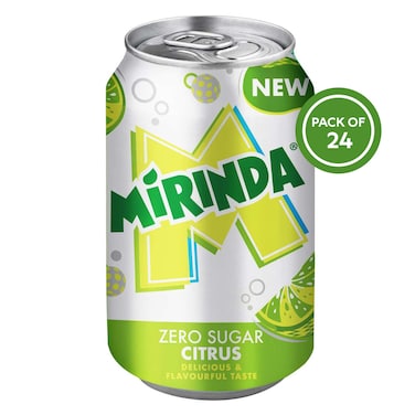 Mirinda Zero Citrus Can 360ml x 24