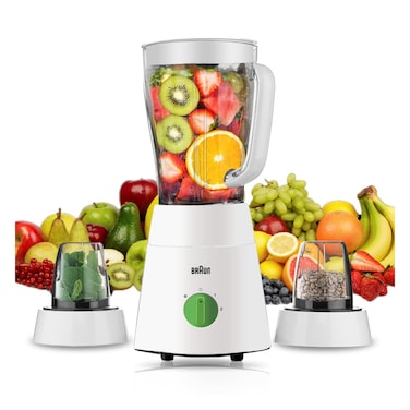 براون خلاط  500 واط، سعة 1.75 لتر، BRJB0123WH