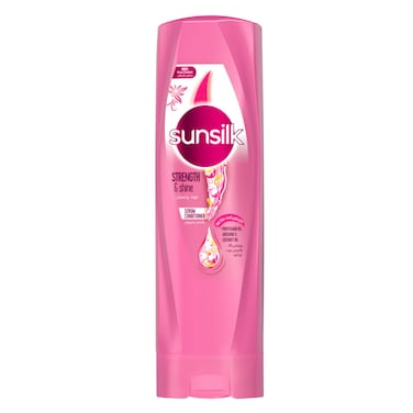 Sunsilk Conditioner, For Weak &amp; Dull Hair, Strength &amp; Shine With Provitamin B5, Argenine, &amp; Coconut Oil, 340ml