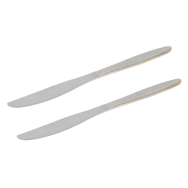 Royalford Dinner Knife Golden 2 Pieces