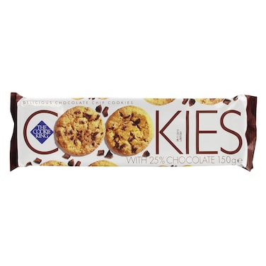 The Cookie King - Delicious Chocolate Chip Cookies with 25% Chocolate (150g)