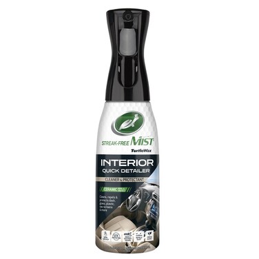 رذاذ تيرتل واكس السريع لتنظيف وتلميع السيارات الداخلية - منظف وواقي للوحات القيادة والزجاج وشاشات التقنية والفينيل والبلاستيك - 591 مل