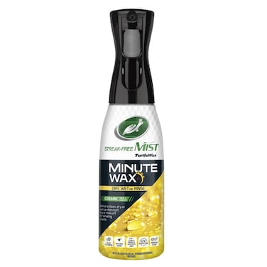 Turtle Wax Streak-Free Mist Minute Wax &ndash; Ceramic Spray Wax for Dry, Wet, or Rinse Application &ndash; Water Beading and Shine Enhancer &ndash; 591ml

