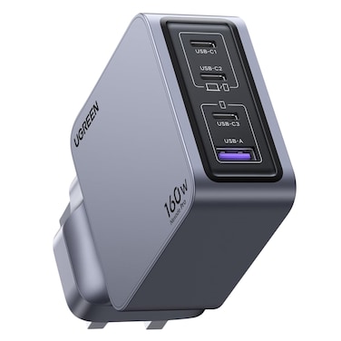 Ugreen UK25878 Nexode Pro 4 Port GaN Fast Charger 160W Grey