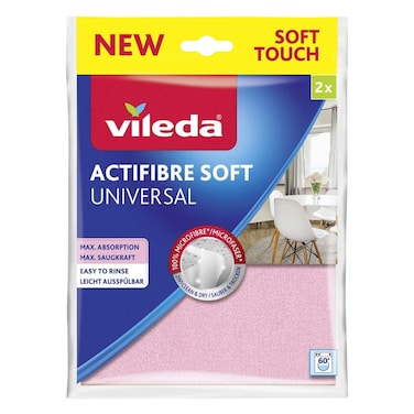 Vileda - Actifiber Cloth, 2 Pieces