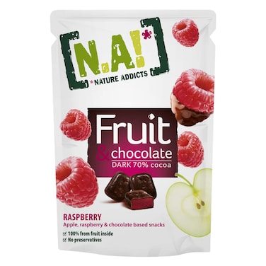 Nature Addicts Fruit and Chocolate Raspberry 35g