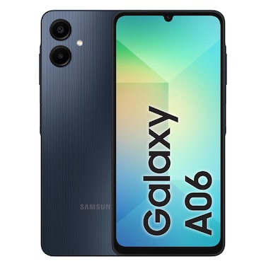 Samsung Galaxy A06, 128GB, 4GB RAM, 4G, Black
