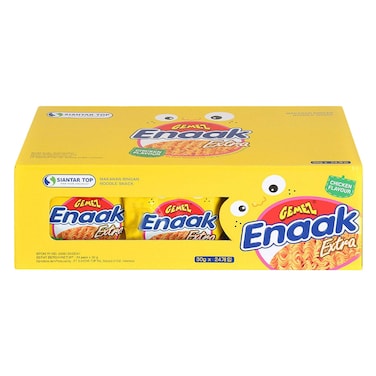 Siantar Top Enaak Extra Chicken Flavour Noodle Snack 24 Pack x 30g