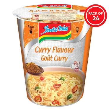 Indomie - Noodles Jumbo Curry 82g, Pack Of 24
