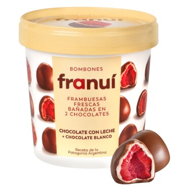 Franui Frozen Raspberry In Milk Chocolate 150g