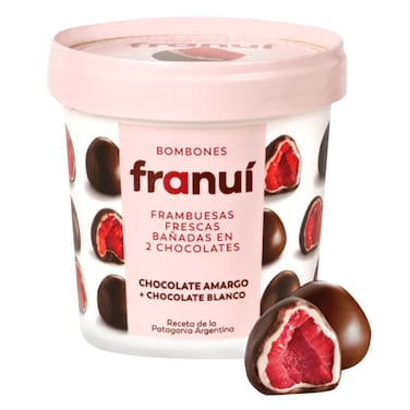 Franui Frozen Raspberry In Dark Chocolate 150g