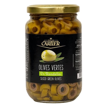 كارتير زيتون أخضر مقطع، 360 جرام