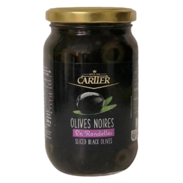 Cartier Sliced Black Olives, 360g