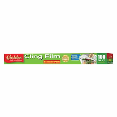 Golden Cling Film, 100 Sq. Ft, (450mm x 20 Meters)