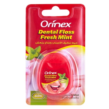 أورينكس خيط تنظيف الأسنان بالنعناع، قطعة واحدة