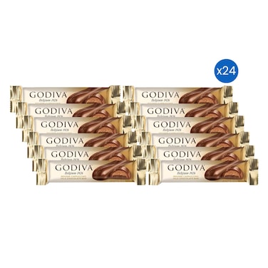 Godiva Mousse Cappuccino Milk Chocolate Bar 35g x 24