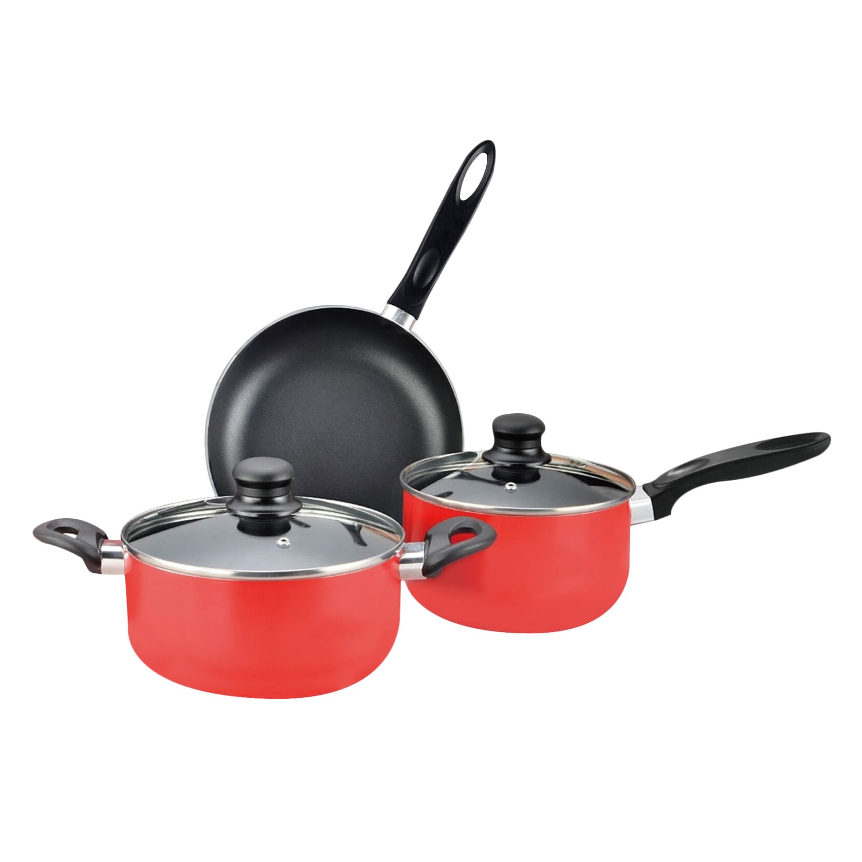 Buy Masterkraft Non-Stick Cookware Set 5 PCS Online | Carrefour KSA